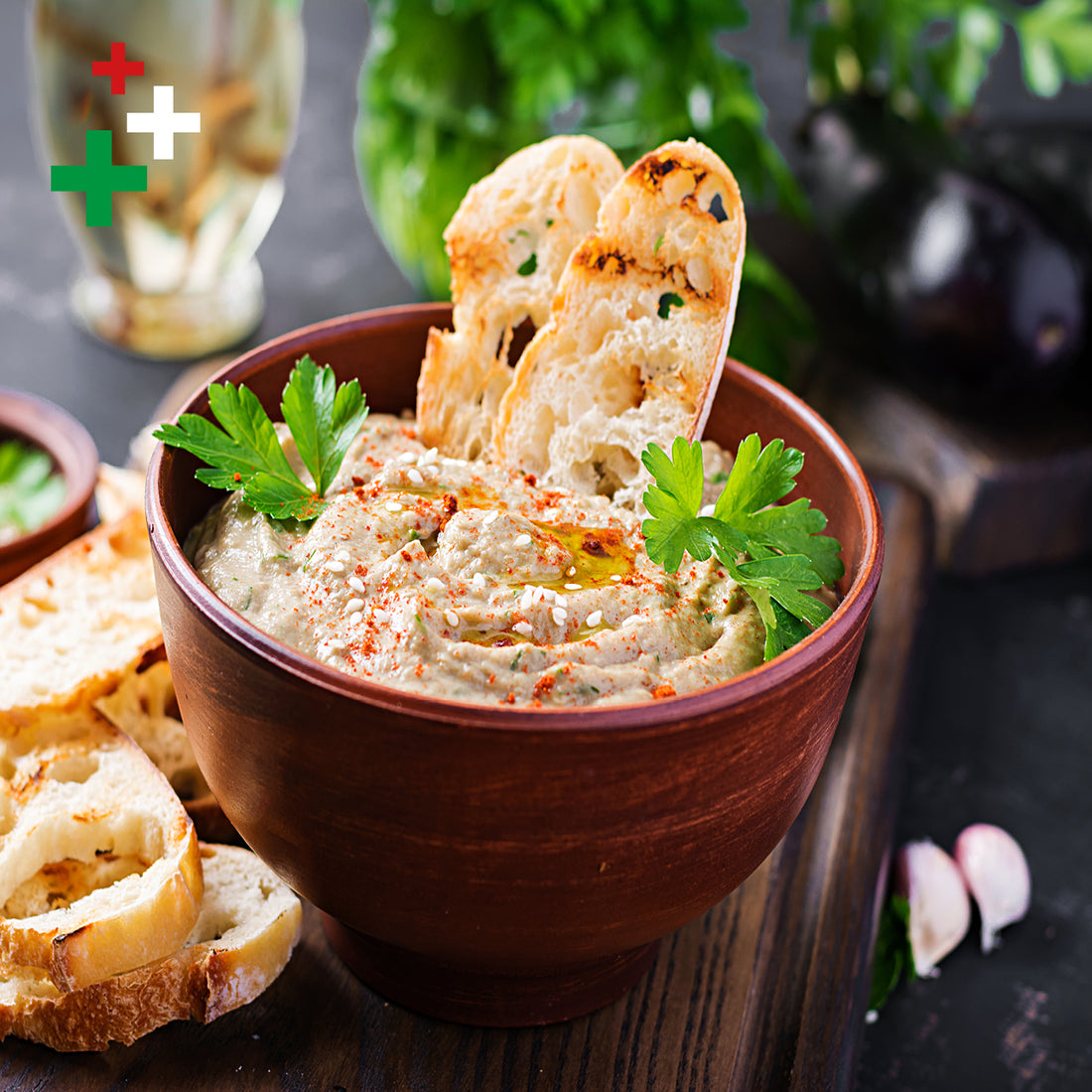 Babaganoush,  crema di  melanzane