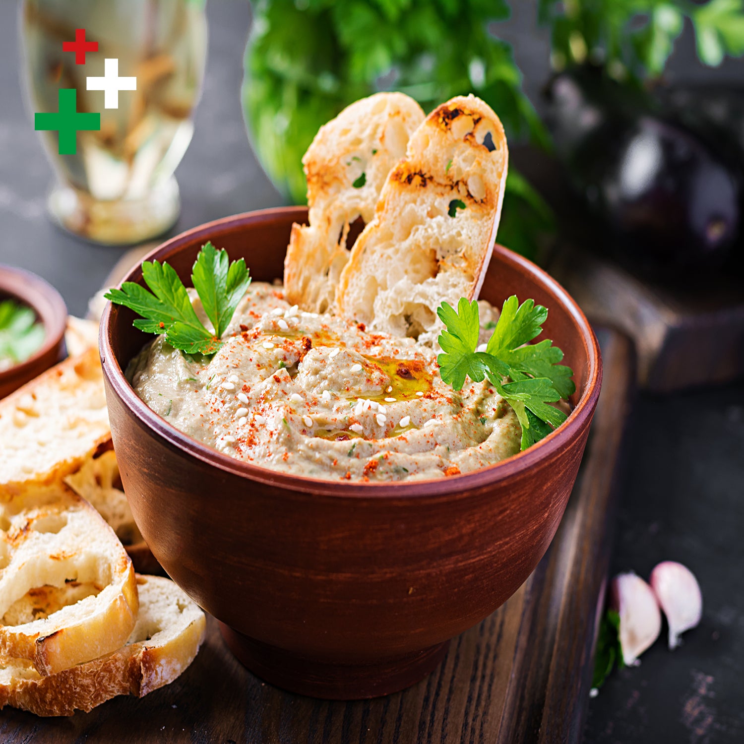 Babaganoush,  crema di  melanzane