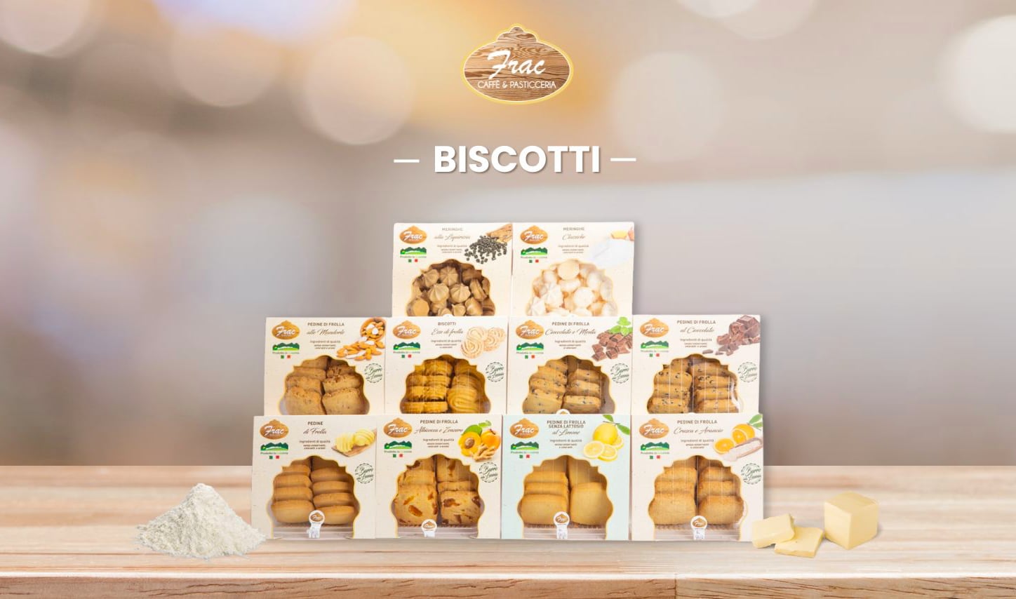 piramide di biscotti frolle della pasticceria frac