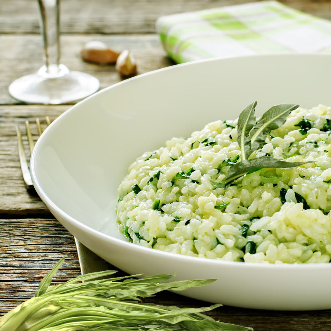 Risotto alle puntarelle