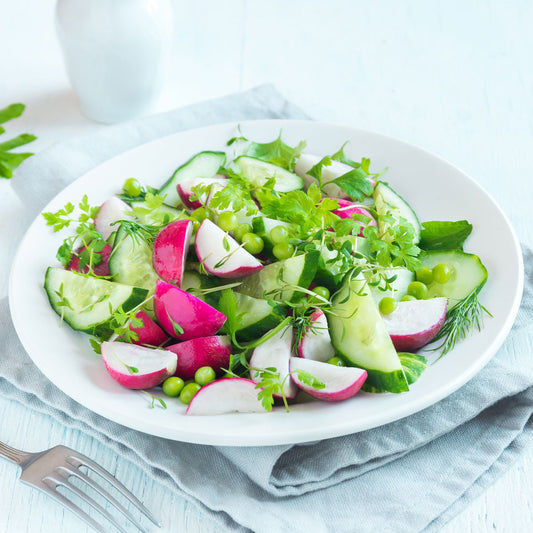 Insalata di rapanelli e cetrioli