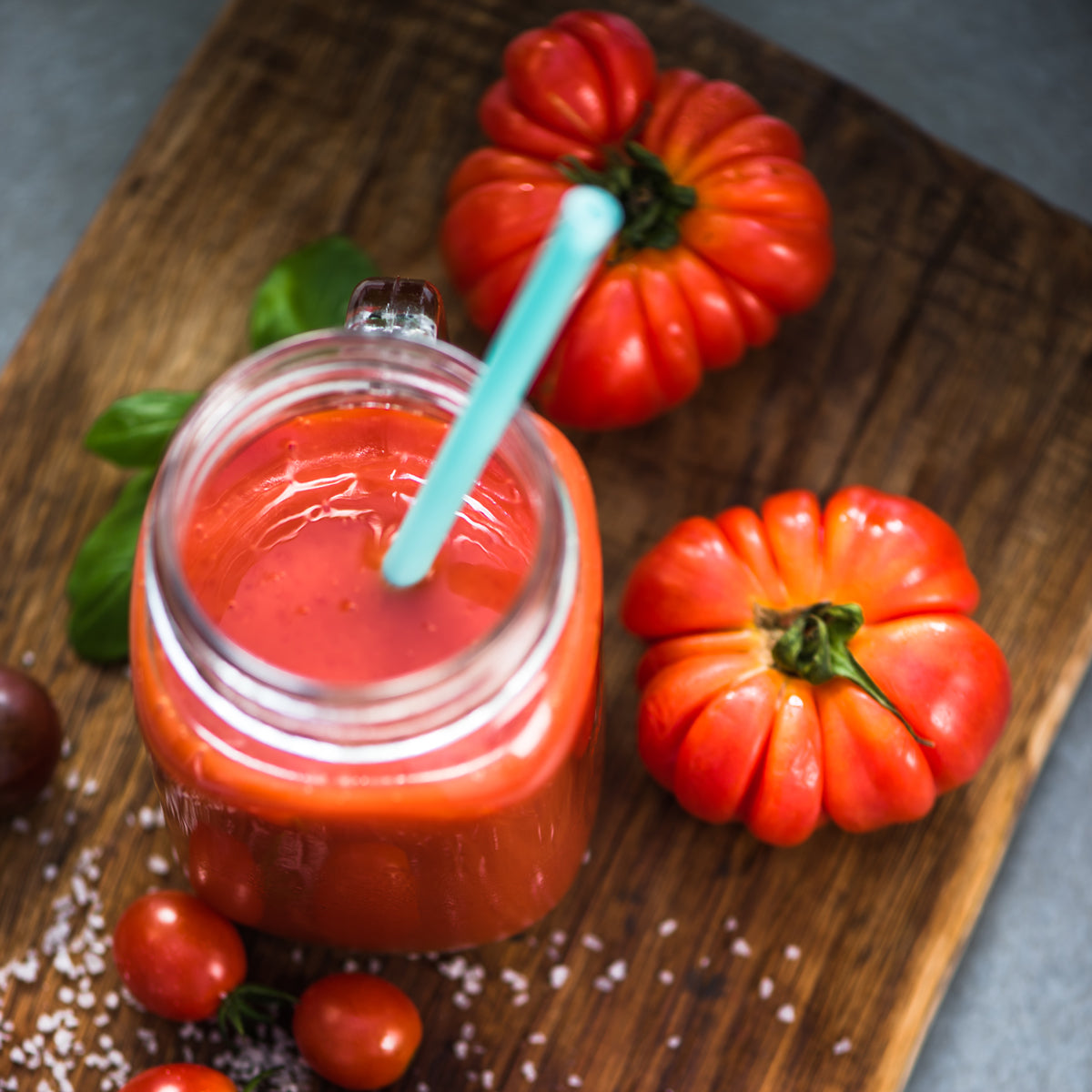 SMOOTHIE POMODORO, FRAGOLA E ZENZERO