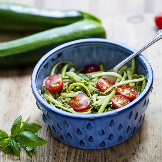 Spaghetti di zucchine e pomodorini