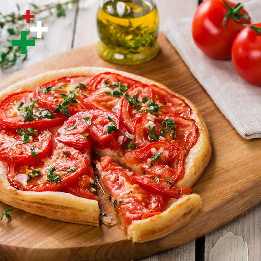 Crostata salata di pomodori