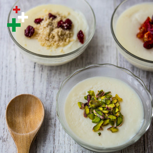 Budino di chia, yogurt e fichi