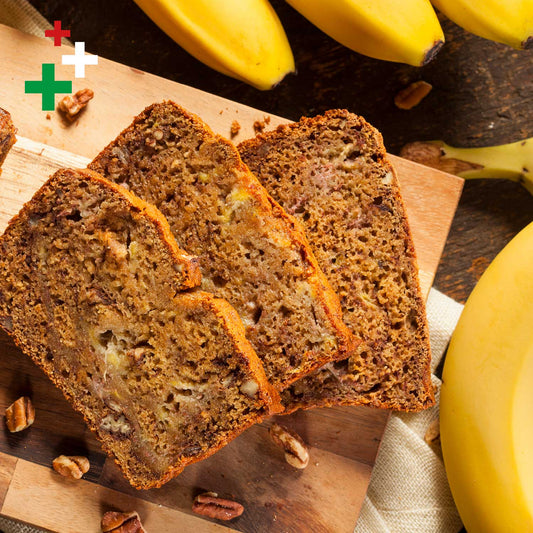 Banana bread e noci