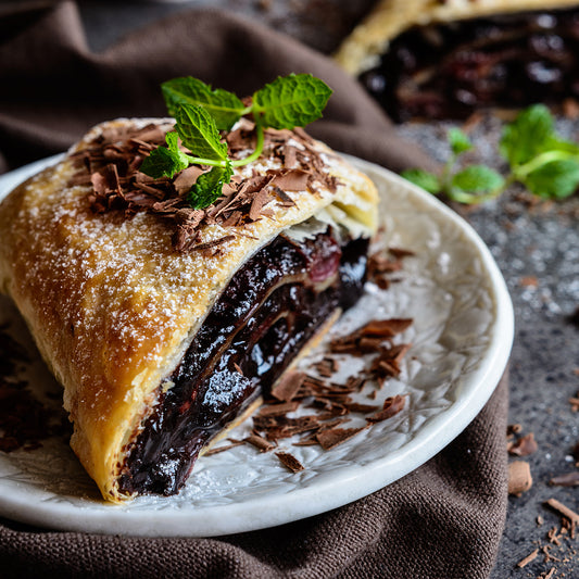 Strudel di mele e cioccolato