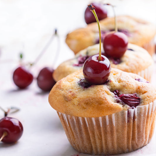 MUFFIN SOFFICI ALLE CILIEGIE