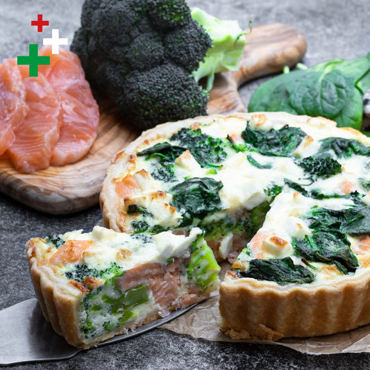 Quiche broccoli e salmone