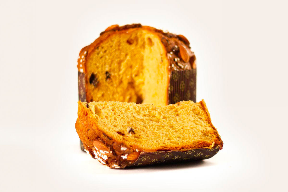 Panettone Pesca, Amaretto e Cioccolato