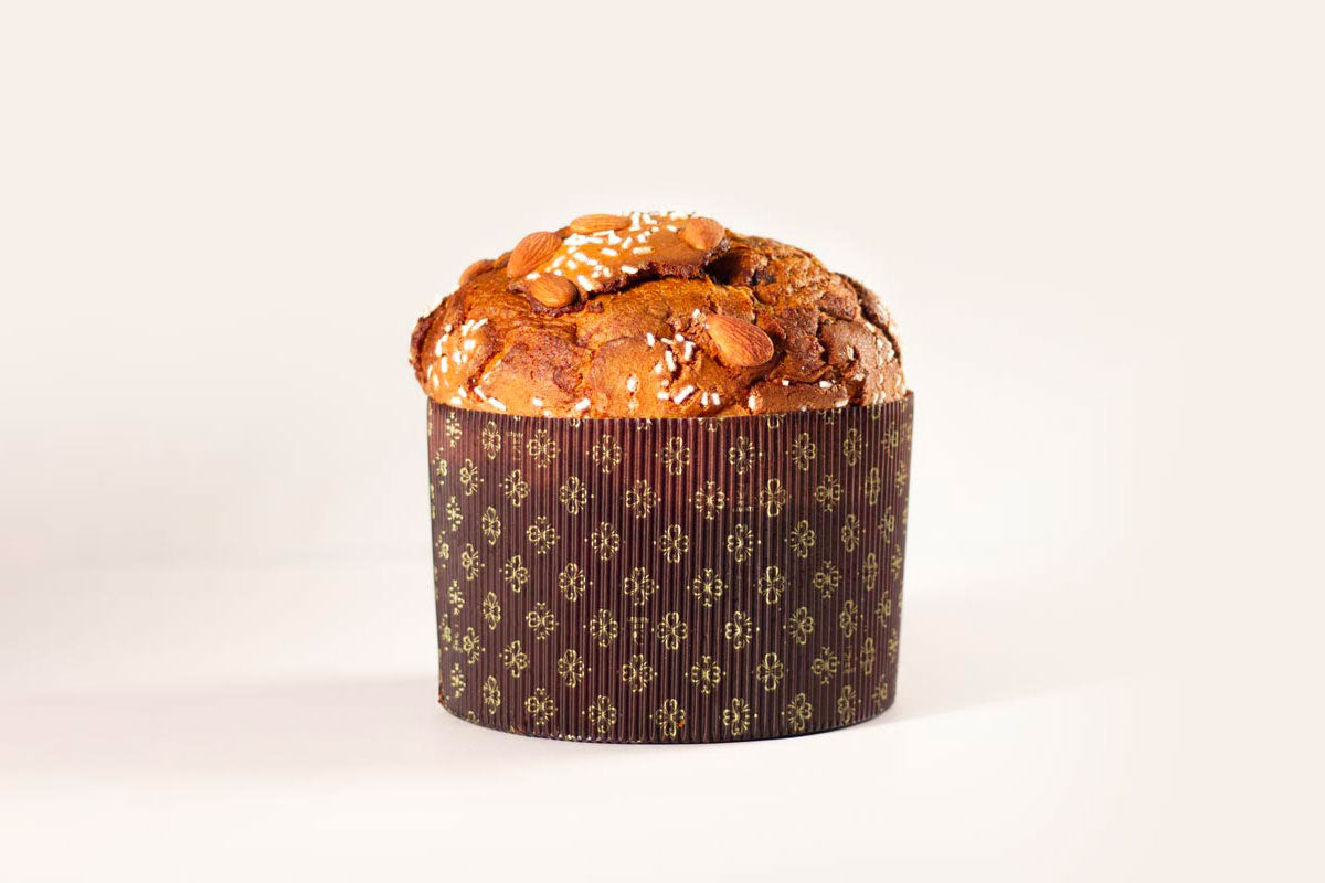 Panettone Pesca, Amaretto e Cioccolato